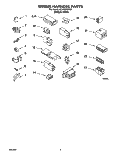 WIRING HARNESS Diagram and Parts List for 6LSC9255BQ0  Whirlpool Washer
