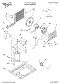 Part Location Diagram of 8011319 Whirlpool CONDENSER