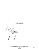 WIRE HARNESS Diagram and Parts List for C3408B1  Roper Range