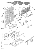 UNIT Diagram and Parts List for ET4CSKYKZ00  Whirlpool Refrigerator