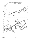 WIRING HARNESS Diagram and Parts List for LA5243XYW0  Whirlpool Washer