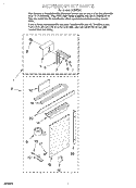 ACCESSORY KITS Diagram and Parts List for CA8WR41  Crosley Air Conditioner