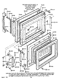 OVEN MODULES Diagram and Parts List for 2893W0A  Roper Range