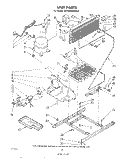 UNIT , NOT ILLUSTRATED AND OPTIONAL Diagram and Parts List for ET18AKXLWR0  Whirlpool Refrigerator