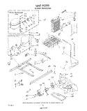 UNIT Diagram and Parts List for RS22AMXVW00  Roper Refrigerator