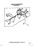 WIRING HARNESS Diagram and Parts List for KEBI100VBL3  KitchenAid Wall Oven