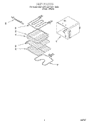 Part Location Diagram of 3185367 Whirlpool RACK-OVEN