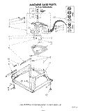 MACHINE BASE Diagram and Parts List for KAWE900SWH2  KitchenAid Washer