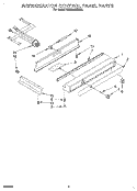 REFRIGERATOR CONTROL PANEL Diagram and Parts List for KSSS36QDW02  KitchenAid Refrigerator