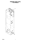 FREEZER LINER Diagram and Parts List for KSSS36DBW01  KitchenAid Refrigerator