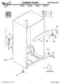 Part Location Diagram of 4390497 Whirlpool SHIM