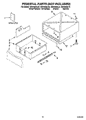 PEDESTAL PARTS (NOT INCLUDED), OPTIONAL PARTS (NOT INCLUDED) Diagram and Parts List for GGW9200LL2  Whirlpool Dryer