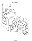 OVEN Diagram and Parts List for RHM988PW  Whirlpool Range