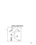 MISCELLANEOUS Diagram and Parts List for LA9580XWF1  Whirlpool Washer