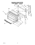 FREEZER DOOR Diagram and Parts List for KTRC22KAAL01  Whirlpool Refrigerator
