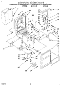 DISPENSER FRONT Diagram and Parts List for KTRS22QAAL01  KitchenAid Refrigerator