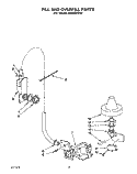 FILL AND OVERFILL Diagram and Parts List for KUDI22XX2  KitchenAid Dishwasher