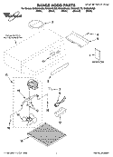 RANGE HOOD PARTS Diagram and Parts List for RH2630XJB0  Whirlpool Range Hood