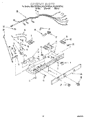 CONTROL Diagram and Parts List for GD27DFXFB00  Whirlpool Refrigerator