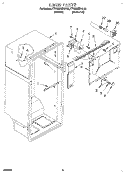 LINER Diagram and Parts List for KTHS20KBWH00  KitchenAid Refrigerator