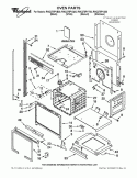 OVEN PARTS Diagram and Parts List for RMC275PVB00  Whirlpool Microwave Oven Combo