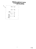 MISCELLANEOUS Diagram and Parts List for LSB6300LW0  Whirlpool Washer