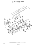 SECTION Diagram and Parts List for RB220PXK0  Whirlpool Wall Oven