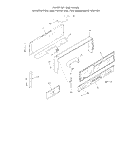 MAIN TOP Diagram and Parts List for 1303^0A  Whirlpool Range