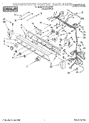 WASHER/DRYER CONTROL PANEL Diagram and Parts List for BYCWD6274W1  Crosley Washer Dryer Combo