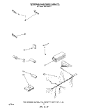 WIRING HARNESS Diagram and Parts List for DU9700XR7  Whirlpool Dishwasher
