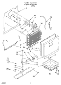 UNIT Diagram and Parts List for EV170NXJW00  Whirlpool Freezer