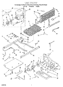 UNIT Diagram and Parts List for KBRS21KDBL00  KitchenAid Refrigerator