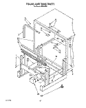 FRAME AND TANK Diagram and Parts List for KPDI620T2  KitchenAid Dishwasher