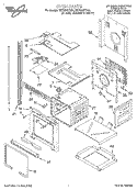 OVEN Diagram and Parts List for RBD276PDB4  Whirlpool Wall Oven