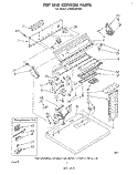 SECTION Diagram and Parts List for LE9805XPW0  Whirlpool Dryer