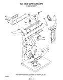 SECTION Diagram and Parts List for LE5800XSW1  Whirlpool Dryer