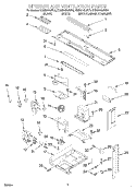 Part Location Diagram of 8169652 Whirlpool REFLECTOR
