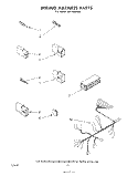 WIRING HARNESS Diagram and Parts List for SHF7801W0  Whirlpool Dishwasher