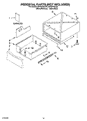 PEDESTAL PARTS (NOT INCLUDED), OPTIONAL PARTS (NOT INCLUDED) Diagram and Parts List for GHW9100LW2  Whirlpool Washer