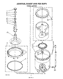 AGITATOR, BASKET AND TUB Diagram and Parts List for AL6245VL0  Whirlpool Washer