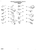 WIRING HARNESS Diagram and Parts List for KAWE777BWH0  KitchenAid Washer
