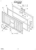 SECTION Diagram and Parts List for EH220FXDN00  Whirlpool Freezer