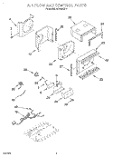 Part Location Diagram of 8011133 Whirlpool PAN-DRIP