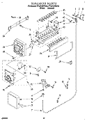 ICEMAKER Diagram and Parts List for ET25DMXBN02  Whirlpool Refrigerator