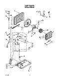 UNIT, LIT/OPTIONAL Diagram and Parts List for X05002X00  Roper Air Conditioner