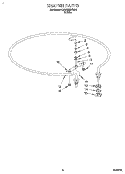 HEATER Diagram and Parts List for KUDD230YWH1  KitchenAid Dishwasher