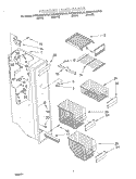 FREEZER LINER Diagram and Parts List for KSRS25QGWH05  KitchenAid Refrigerator