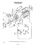 ICE MAKER , LIT/OPTIONAL Diagram and Parts List for ET20GMXSW00  Whirlpool Refrigerator