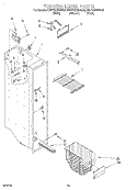 FREEZER LINER Diagram and Parts List for KSUP22QDWH00  KitchenAid Refrigerator