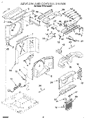 AIRFLOW AND CONTROL Diagram and Parts List for BPAC1830AS1  KitchenAid Air Conditioner